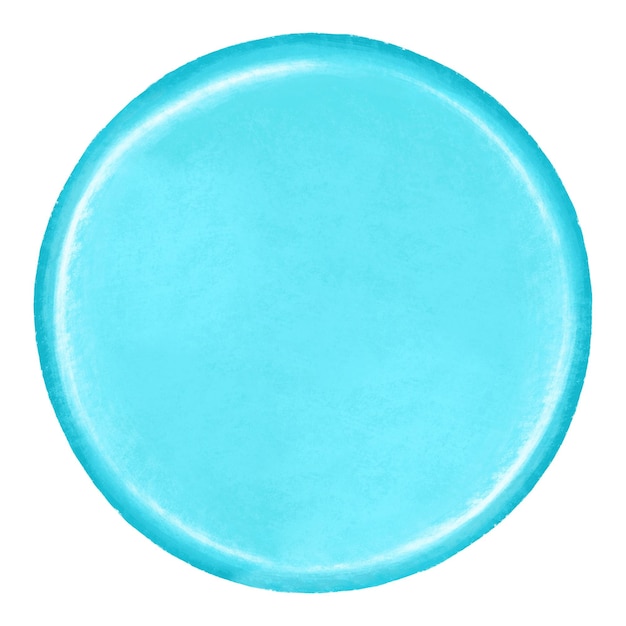 Blue circle shape png transparent background