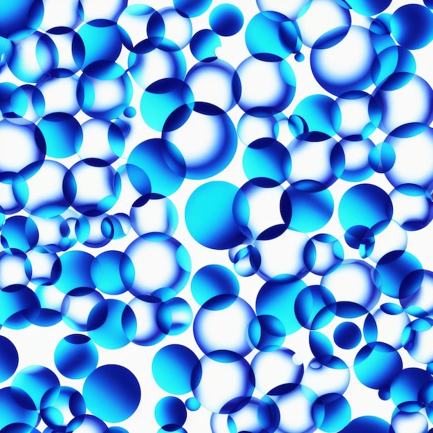 Blue circles background
