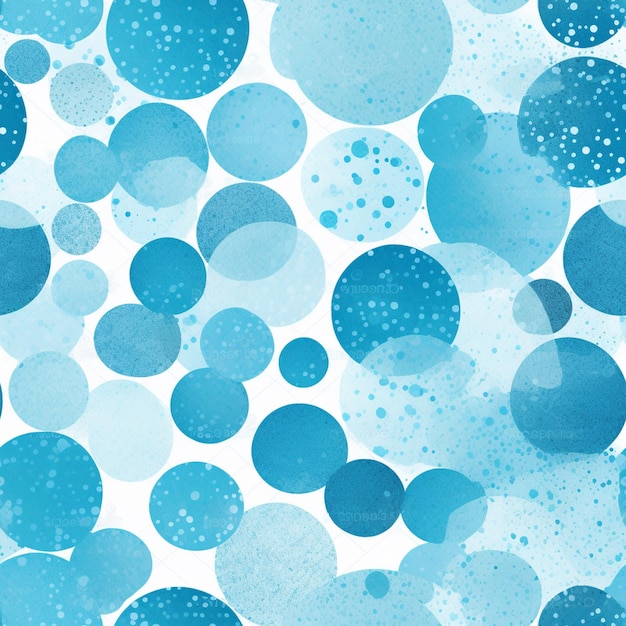 Blue circles on a white background