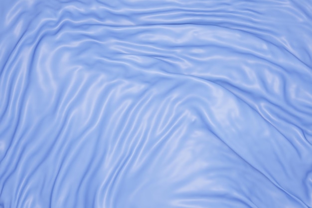 Foto sfondo di stoffa blu onde morbide astratte