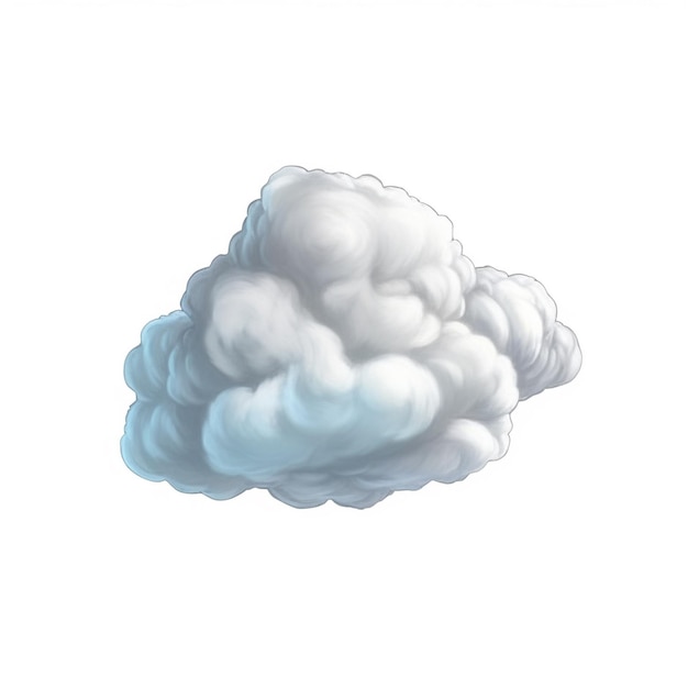 Premium AI Image | blue cloud illustration