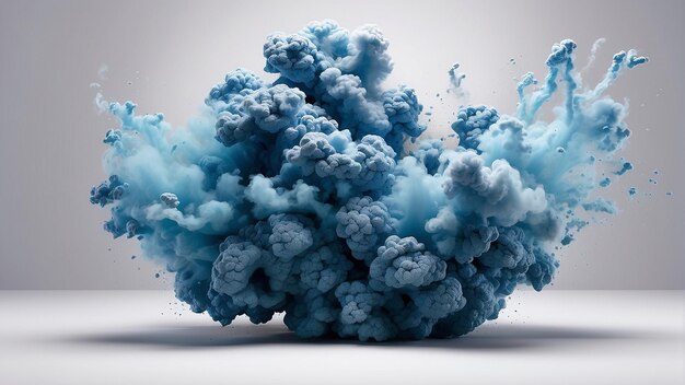 a blue cloud that has the word cloud on it