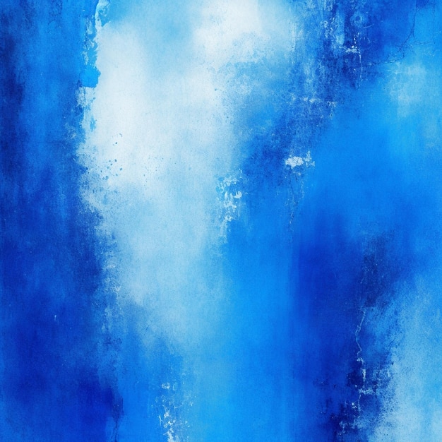 Blue color abstract grunge background generated Ai