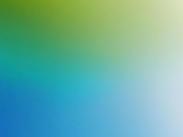 Blue Color Background with Green Blurred Gradient