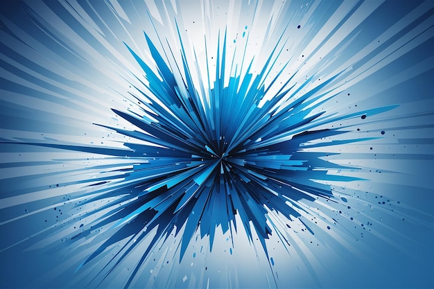 バースト ファイルを含む青色のデザインの背景