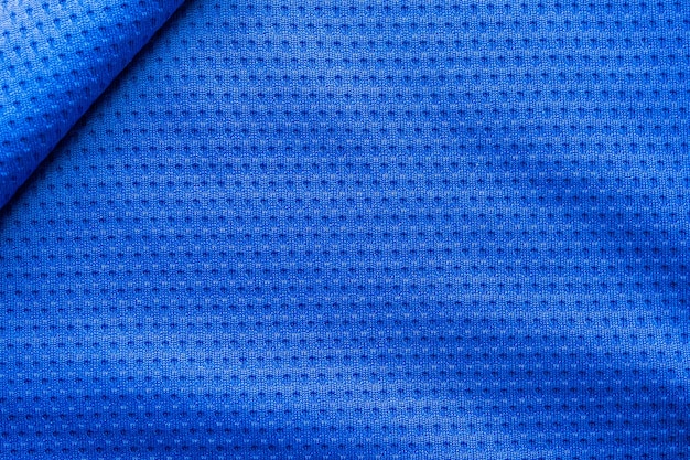 Blue color fabric sport clothing texture