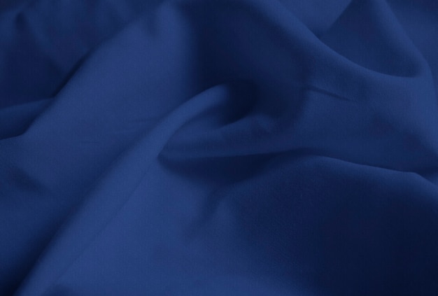 Фото Синий цвет текстуры ткани