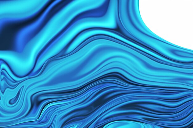 Foto ondata fluida di colore blu
