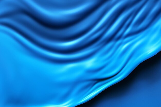 Photo blue color fluid wave