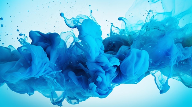 Blue color splash background