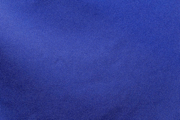 Blue color sports clothing fabric football shirt jersey texture and textile background