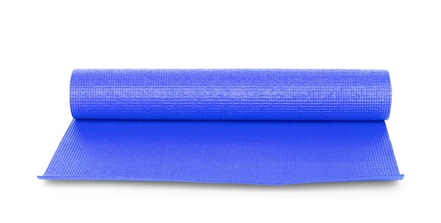 Матовый синий цвет йоги на фоне