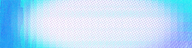 Blue colored abstract gradient panorama background with copy space