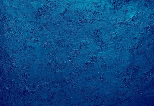 Синяя бетонная каменная стена Штукатурка Цементная штукатурка Текстура Background.Paper шаблон для презентации.