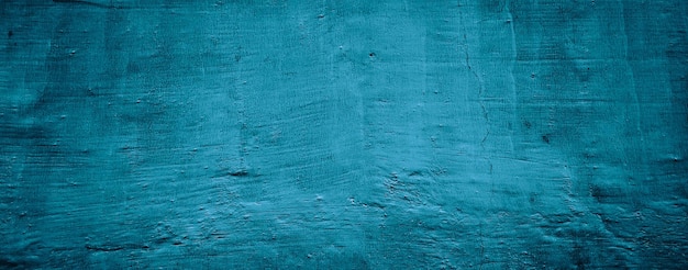 blue concrete wall background texture with plaster