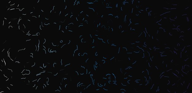 Blue confetti on the black background