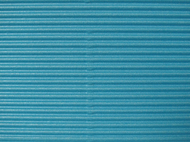 Blue corrugated cardboard