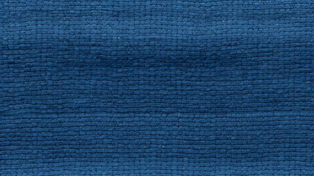 Blue Cotton Fabric with Repeating Texture Seamless