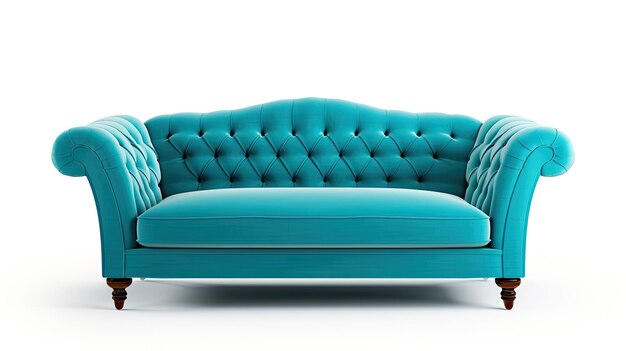 a blue couch with a blue cushion and a blue sofa.