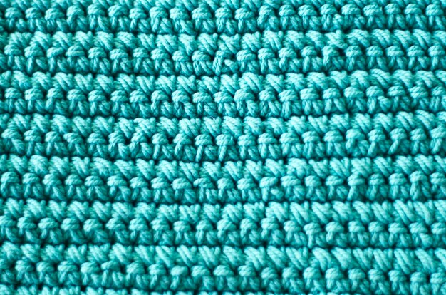 Photo blue crochet pattern