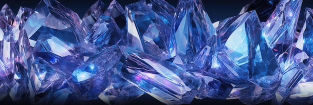 Фото Голубые кристаллические камни драгоценные камни минеральные кристаллы в естественной среде текстура драгоценных и полудрагоценных камней бесшовный фон с копировальным пространством цветная блестящая поверхность драгоценных каменных камней