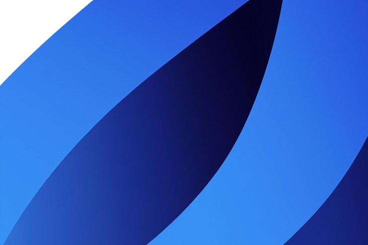 Photo blue curve background