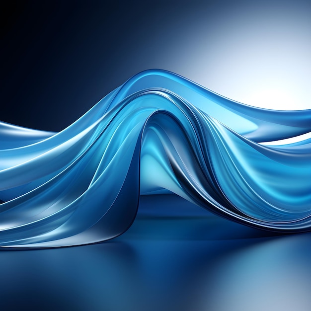 Blue curve background