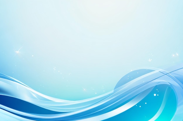 Blue curve frame template background