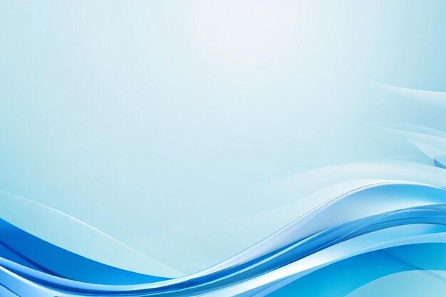 Blue curve frame template background