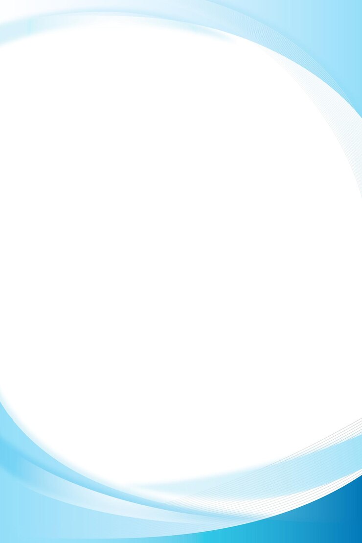 Photo blue curve frame template design element
