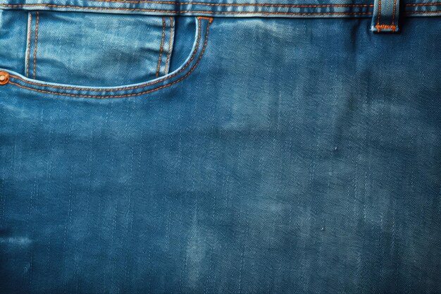 Blue denim background with a pocket