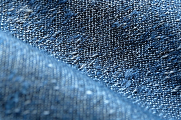 A blue denim texture