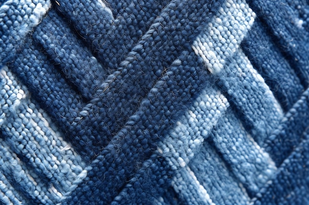 A blue denim texture