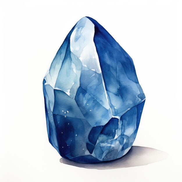 Photo a blue diamond is shown with the word blue on it