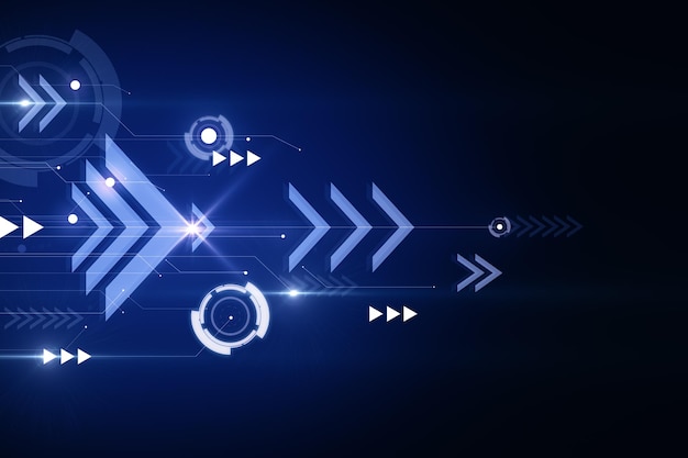 Blue digital background