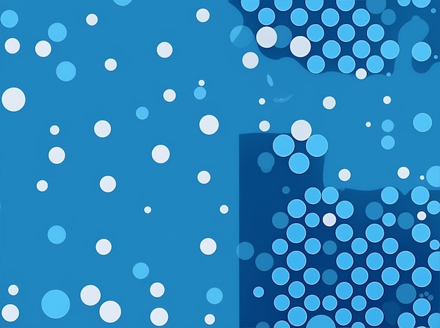 Blue dots in a blue background