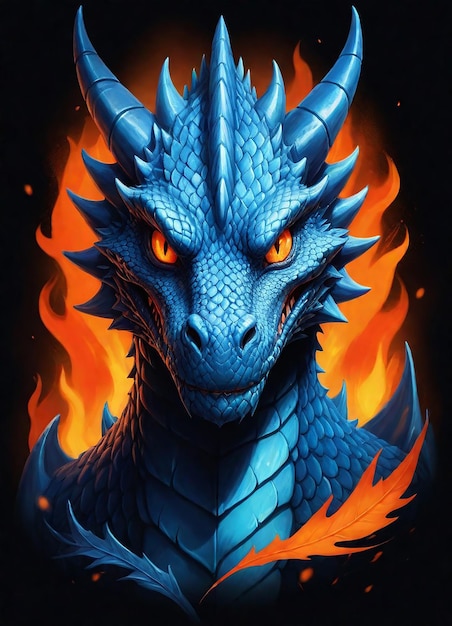 the blue dragon is a symbol of the new year