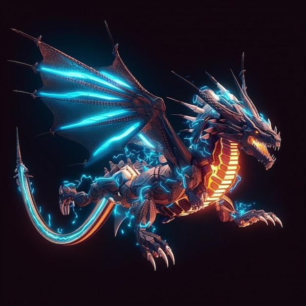 blue dragon robot