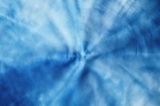 Blue dye on cotton cloth