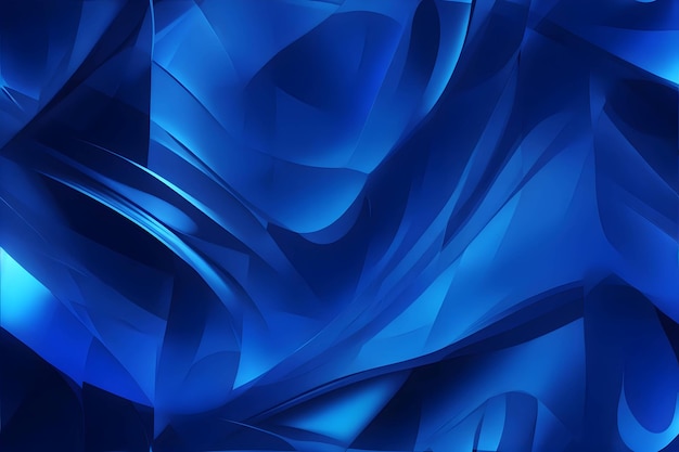 Blue Dynamic Wallpaper generative ai