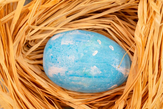 Blue easter egg.