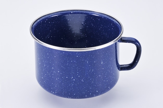 Tazza smaltata blu