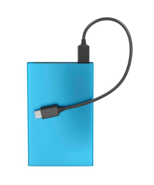 Photo blue external battery