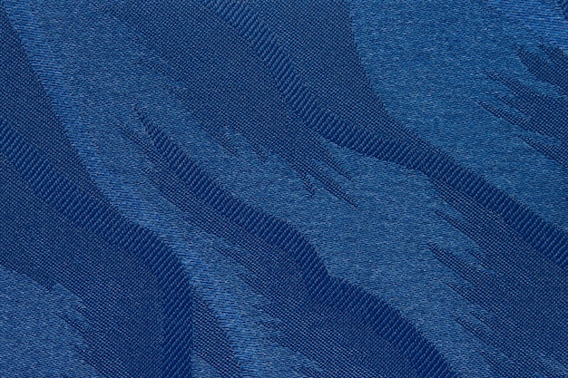 Blue Fabric blind curtain texture