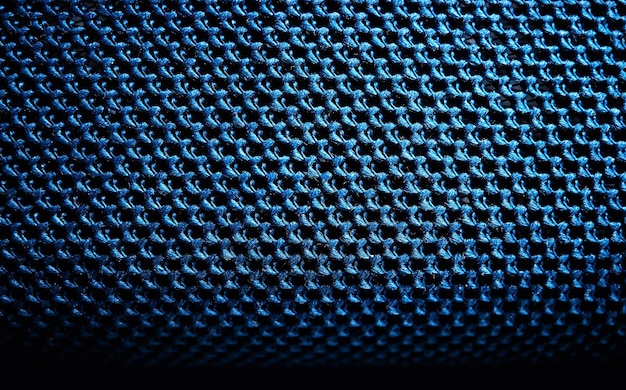 Blue fabric closeup texture background