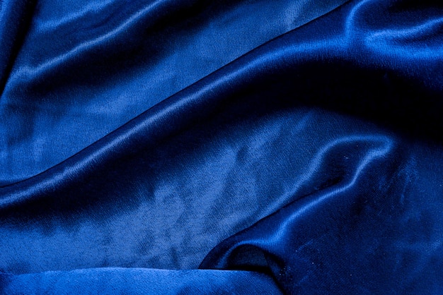 Blue fabric cloth background texture