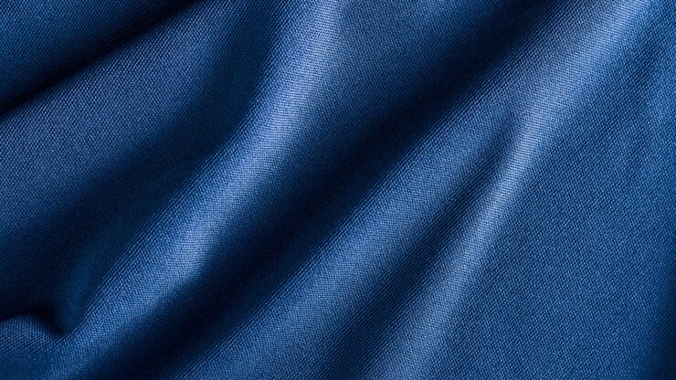 Photo blue fabric cloth background texture
