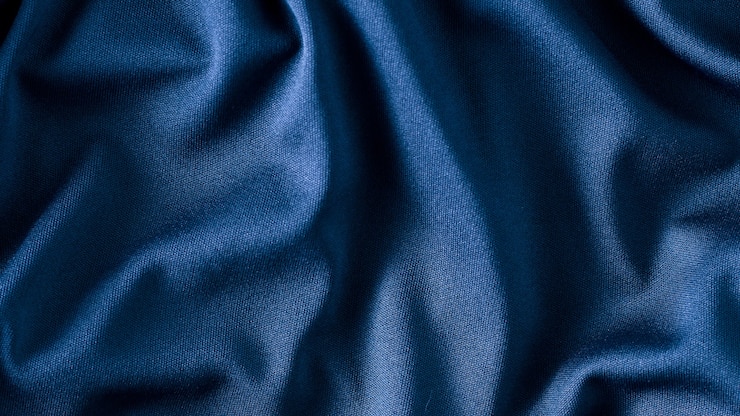 Photo blue fabric cloth background texture
