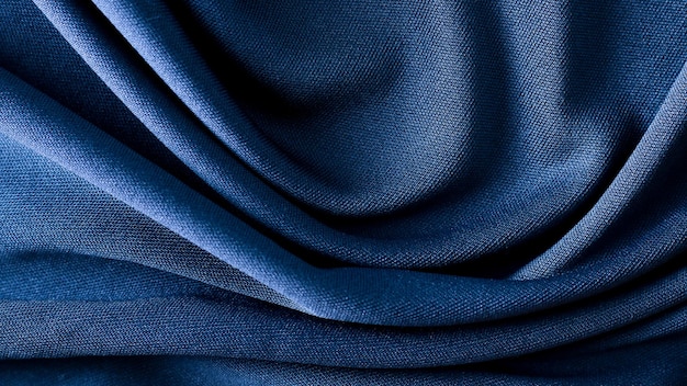 Blue fabric cloth background texture