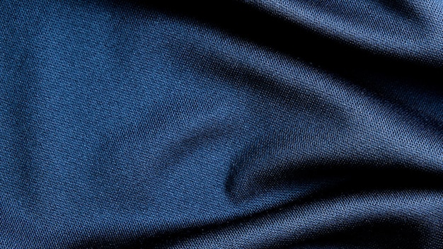 Photo blue fabric cloth background texture